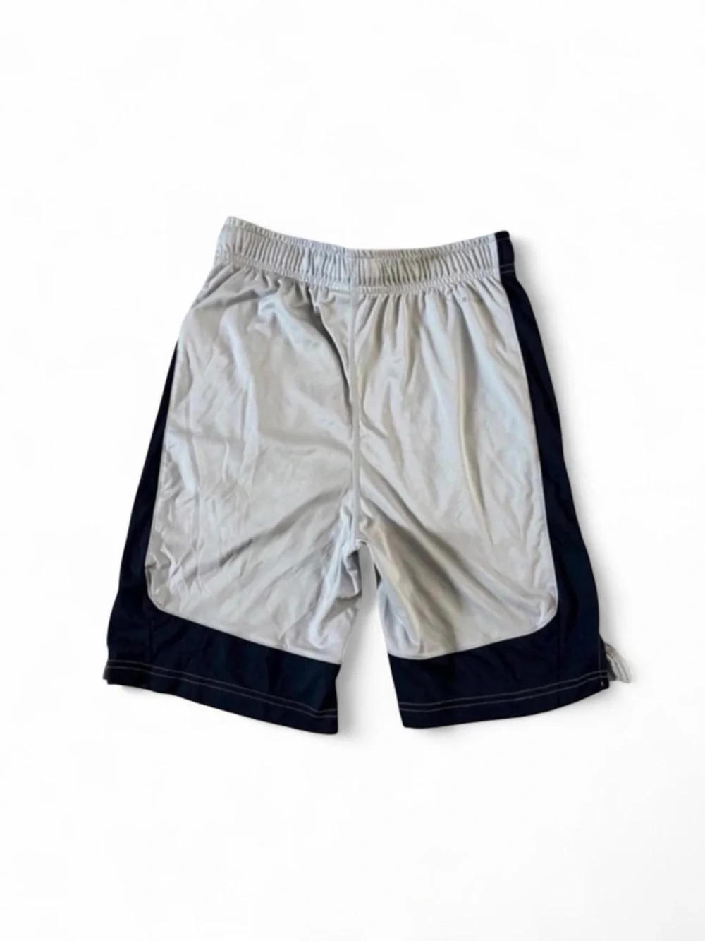 Nike Boys Dri-Fit Basketball Shorts Grey Black Size L Large Kids